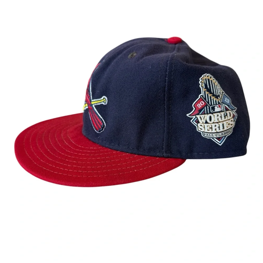 St. Louis Cardinals New Era 59Fifty 2013 World Series Fitted Hat Size 7 - Picture 3 of 13